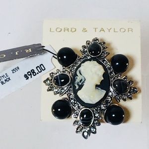 R.J. Graziano Designer Pin Cameo Brooch Pendant